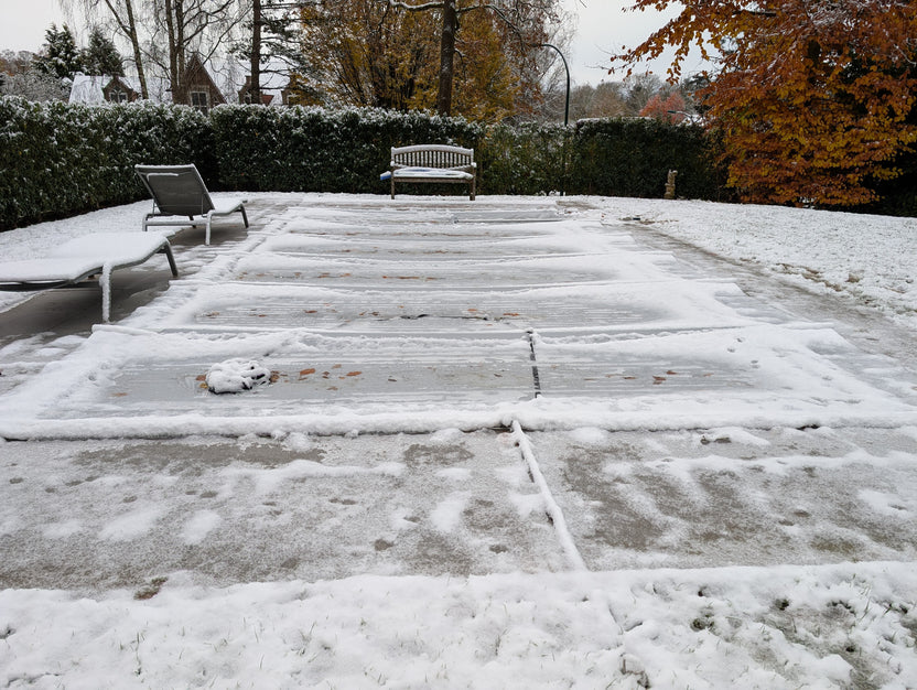 Comment gérer la neige pour une bâche à barres?